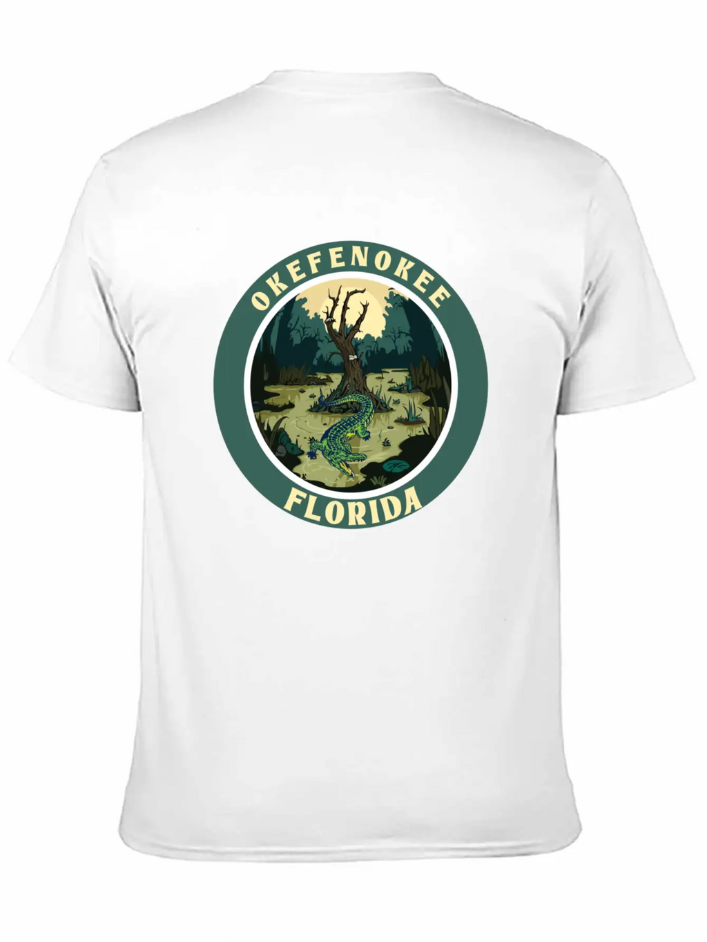 OKEFENOKEE FLORIDA Stylish Everyday T-Shirt – Unisex Basic Cotton Tee