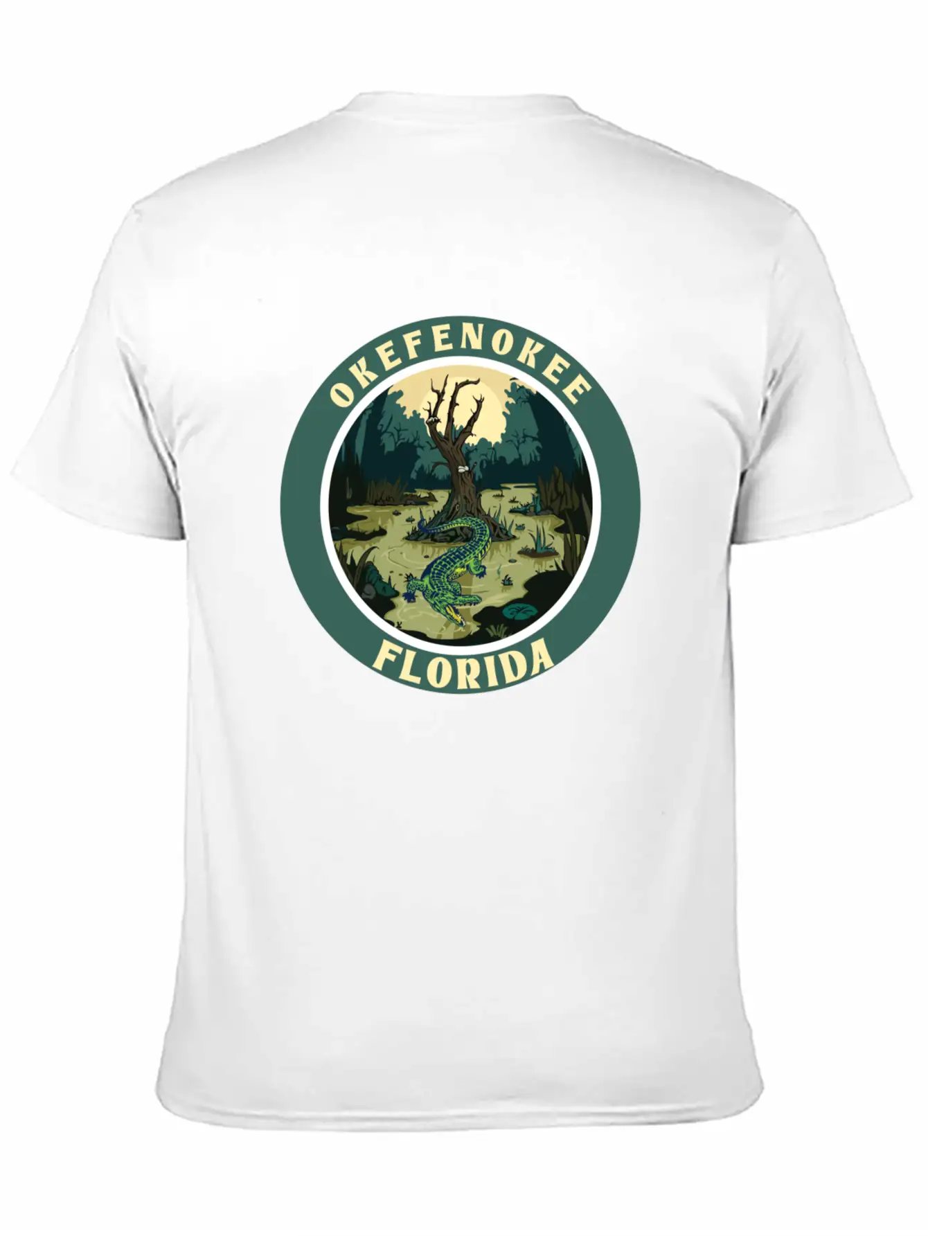 OKEFENOKEE FLORIDA Stylish Everyday T-Shirt – Unisex Basic Cotton Tee