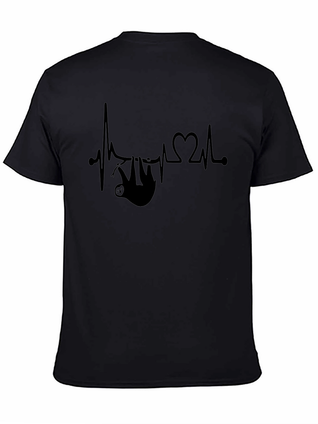 Sloth Heartbeat Graphic Tee - Relaxed Fit