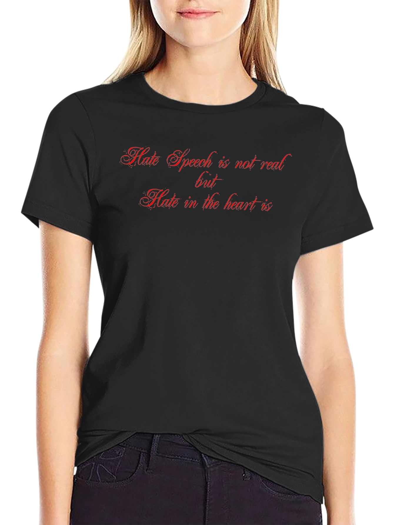 Hate in the Heart Black T-Shirt