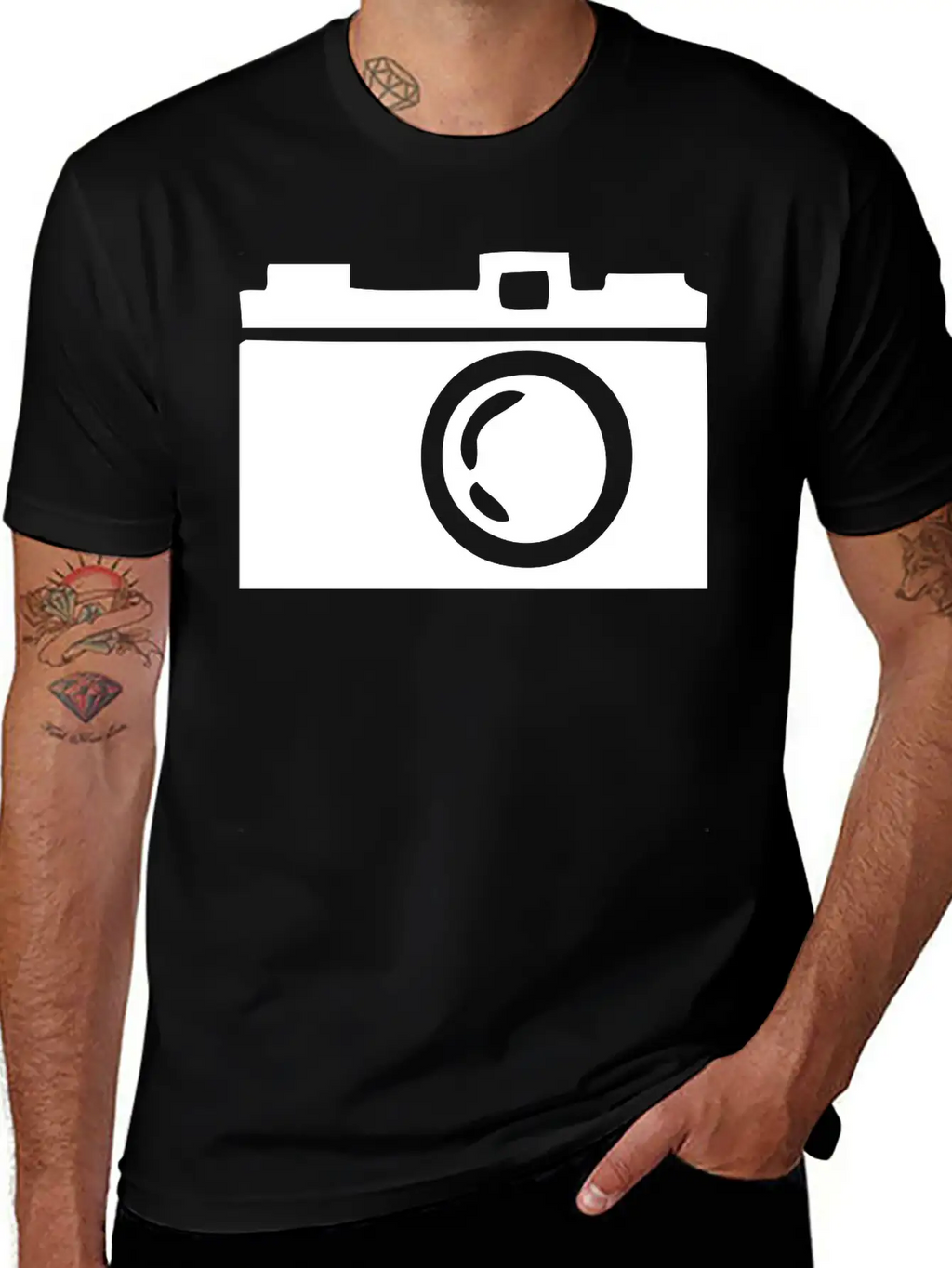 Old Camera Stylish Everyday T-Shirt – Unisex Basic Cotton Tee