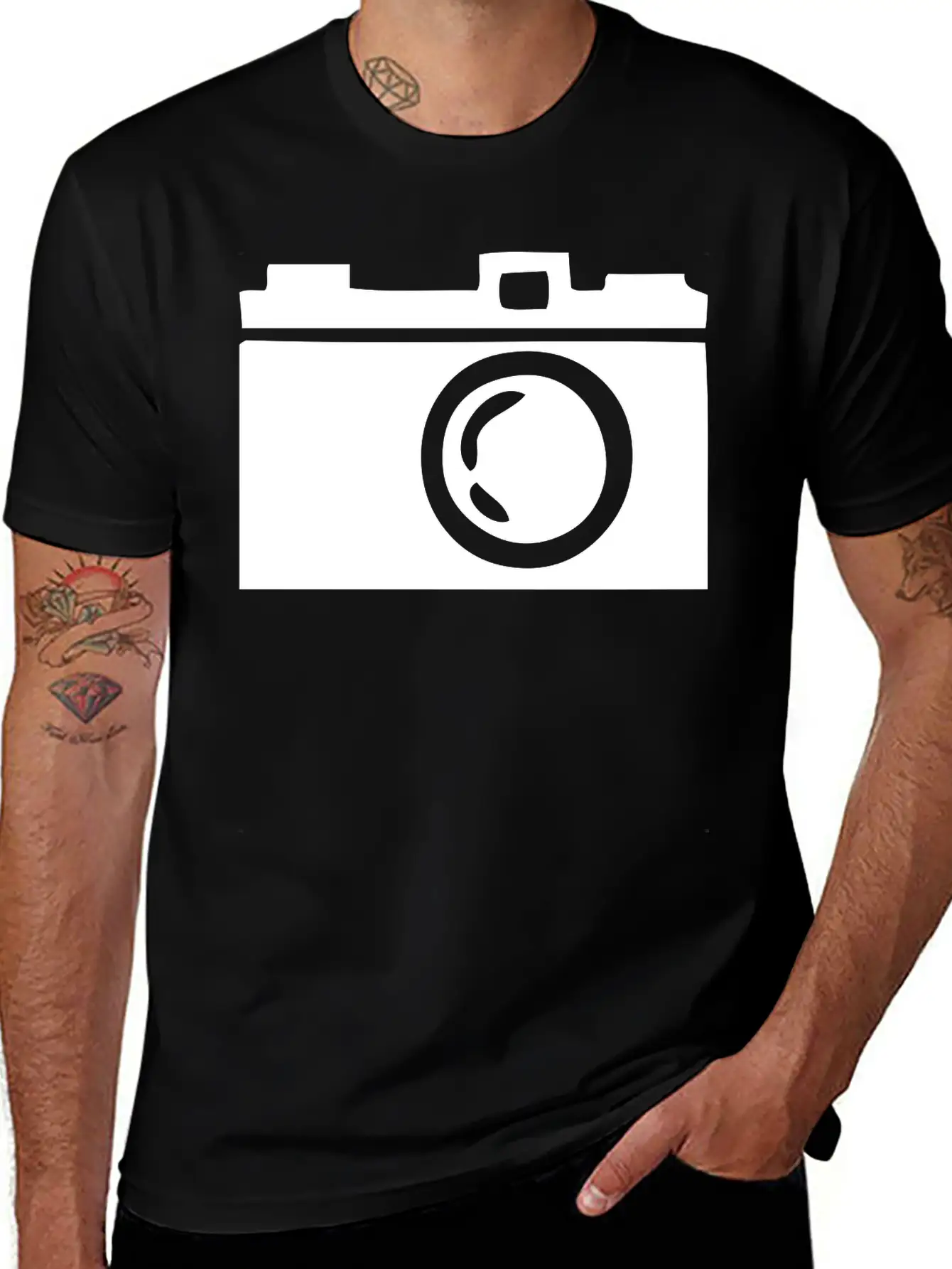 Old Camera Stylish Everyday T-Shirt – Unisex Basic Cotton Tee
