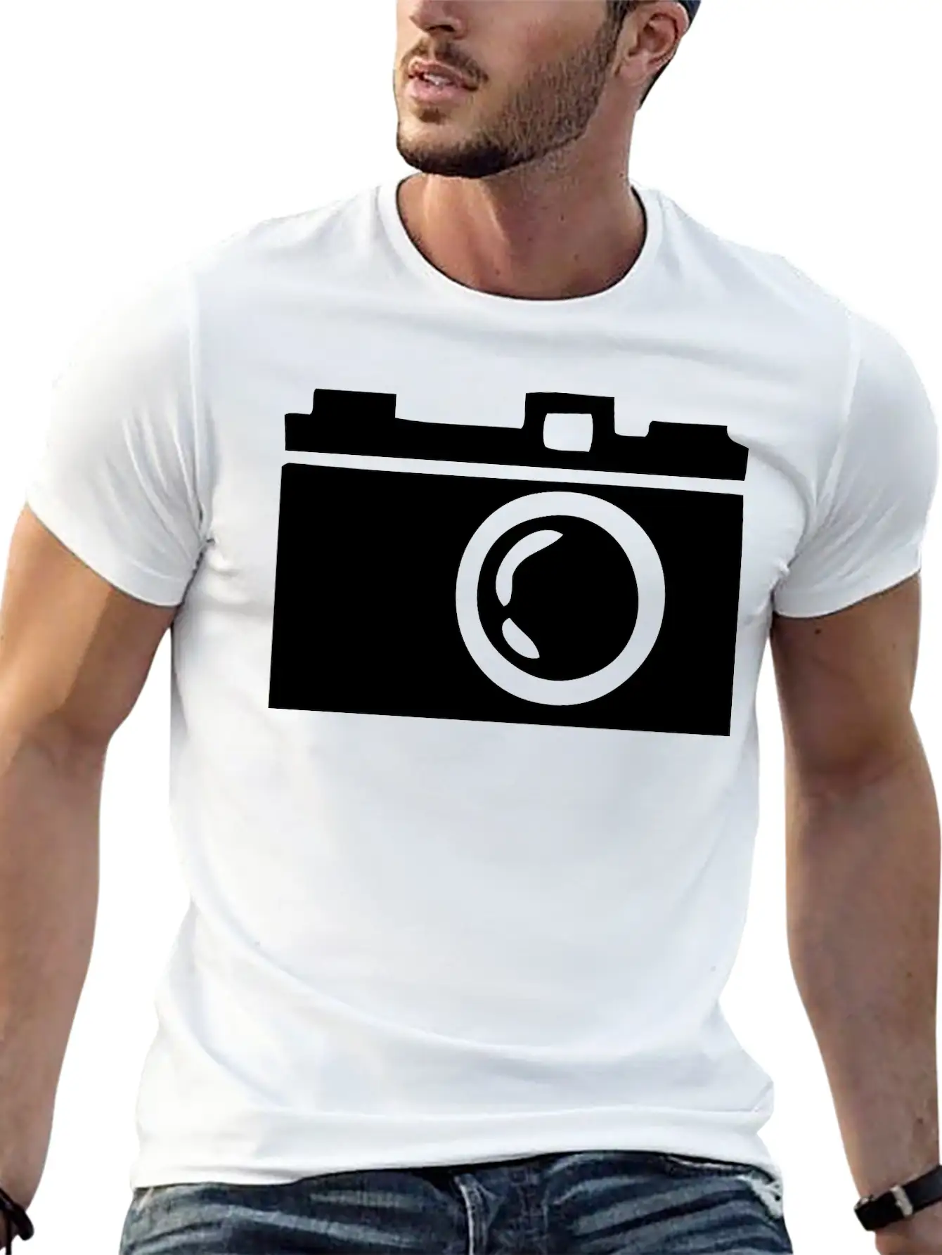 Old Camera Stylish Everyday T-Shirt – Unisex Basic Cotton Tee