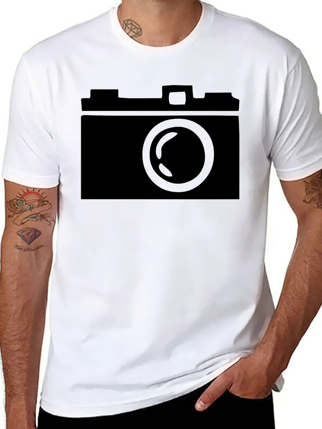 Old Camera Stylish Everyday T-Shirt – Unisex Basic Cotton Tee
