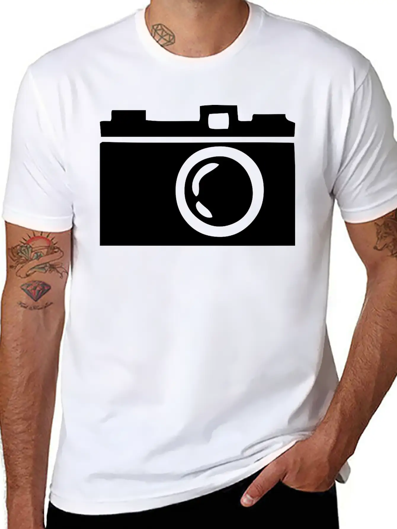 Old Camera Stylish Everyday T-Shirt – Unisex Basic Cotton Tee