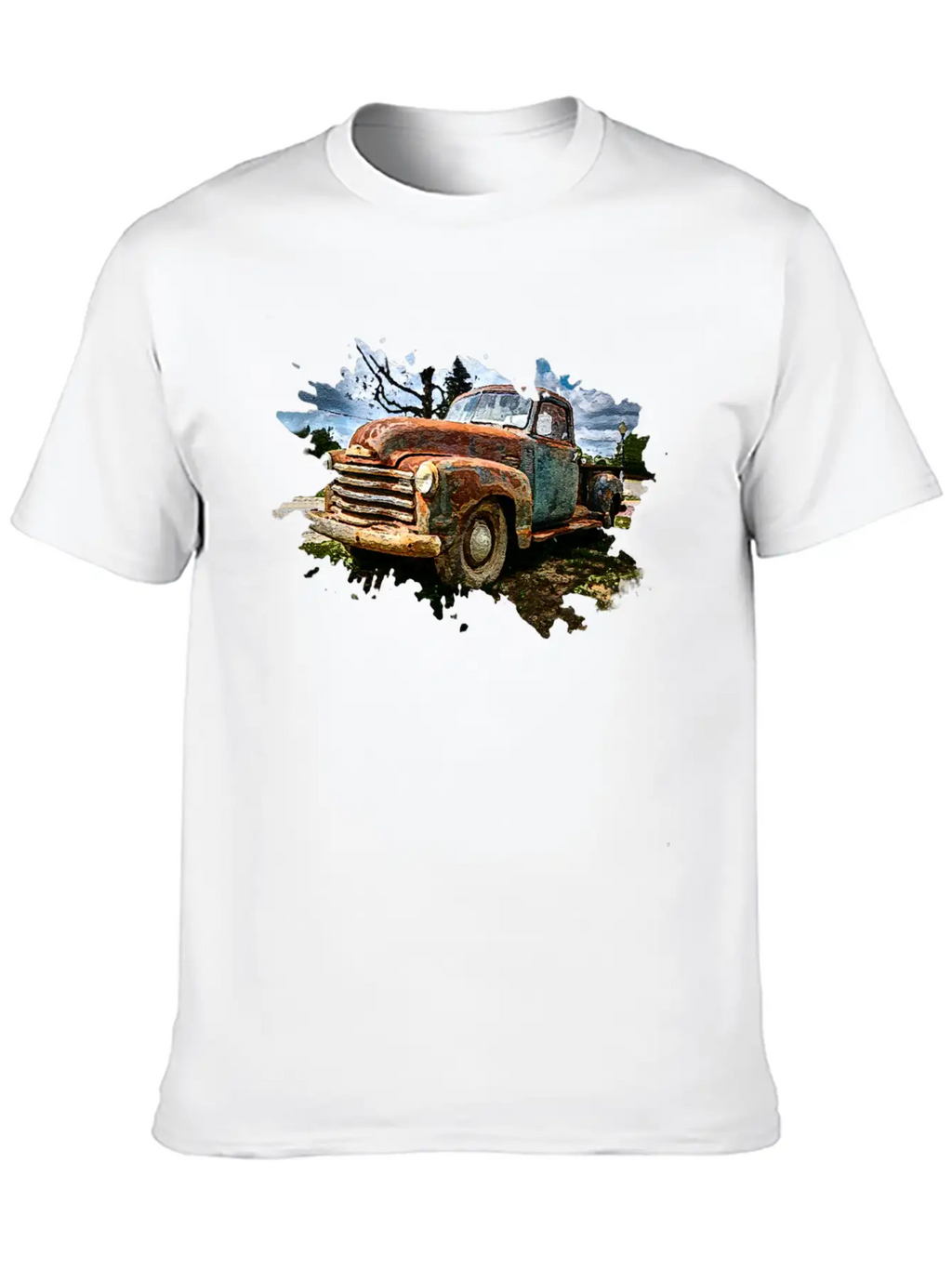 Old Pickup Truck Stylish Everyday T-Shirt – Unisex Basic Cotton Tee