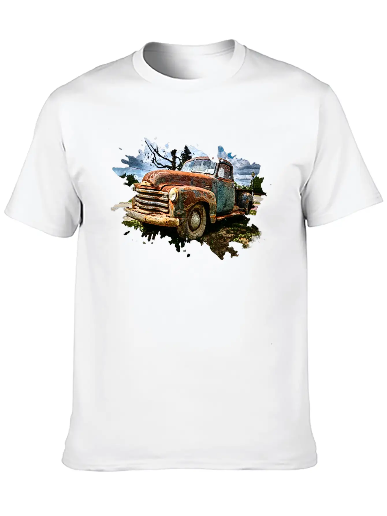 Old Pickup Truck Stylish Everyday T-Shirt – Unisex Basic Cotton Tee