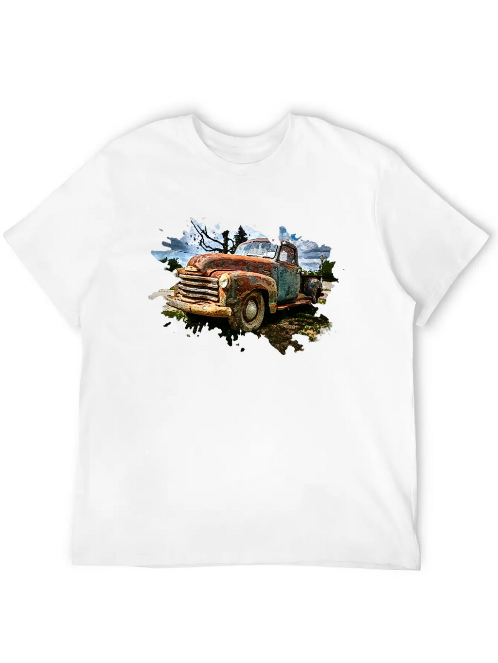 Old Pickup Truck Stylish Everyday T-Shirt – Unisex Basic Cotton Tee