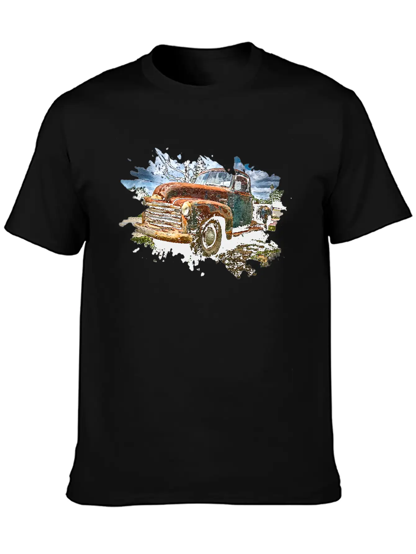 Old Pickup Truck Stylish Everyday T-Shirt – Unisex Basic Cotton Tee