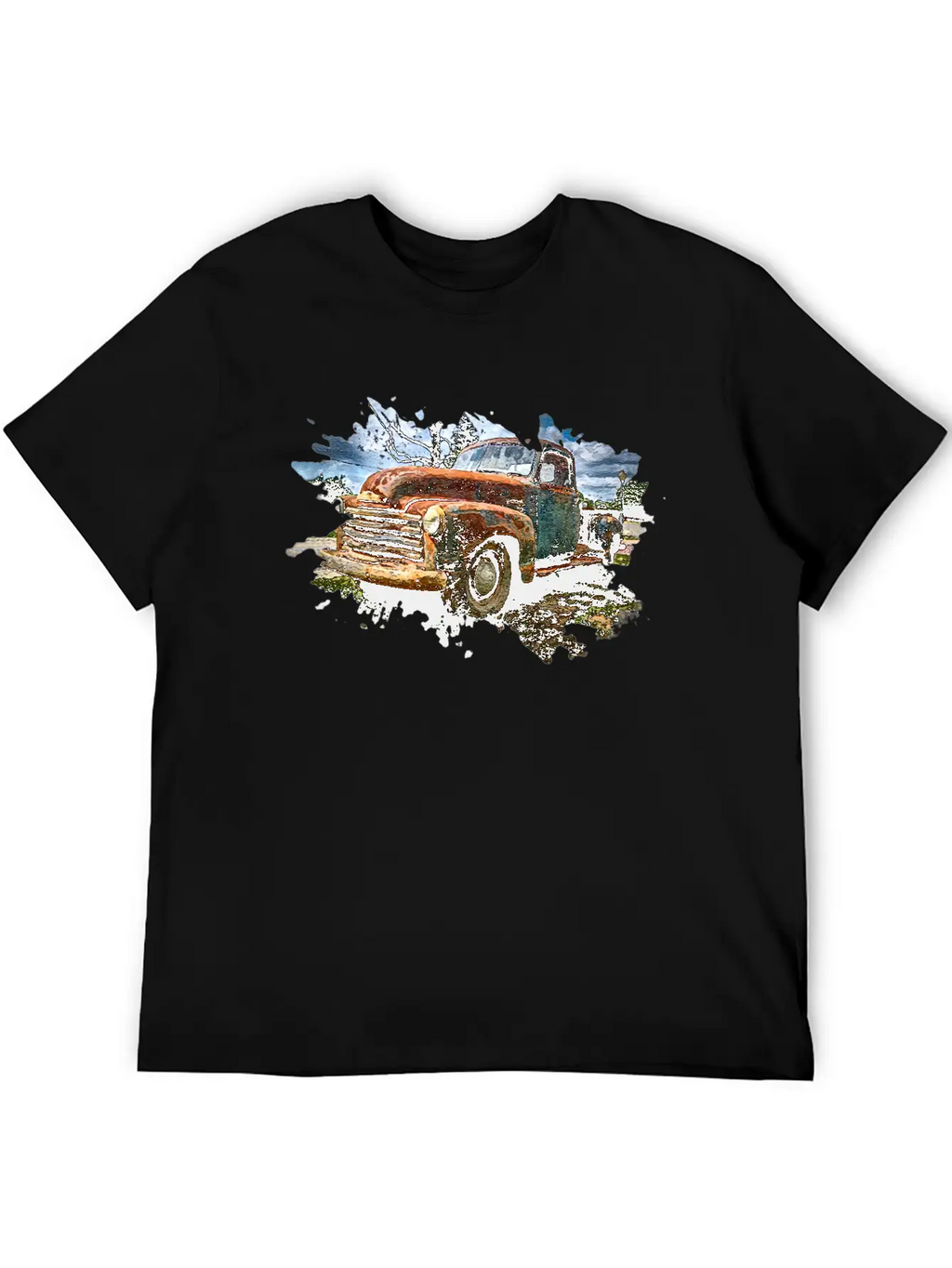 Old Pickup Truck Stylish Everyday T-Shirt – Unisex Basic Cotton Tee