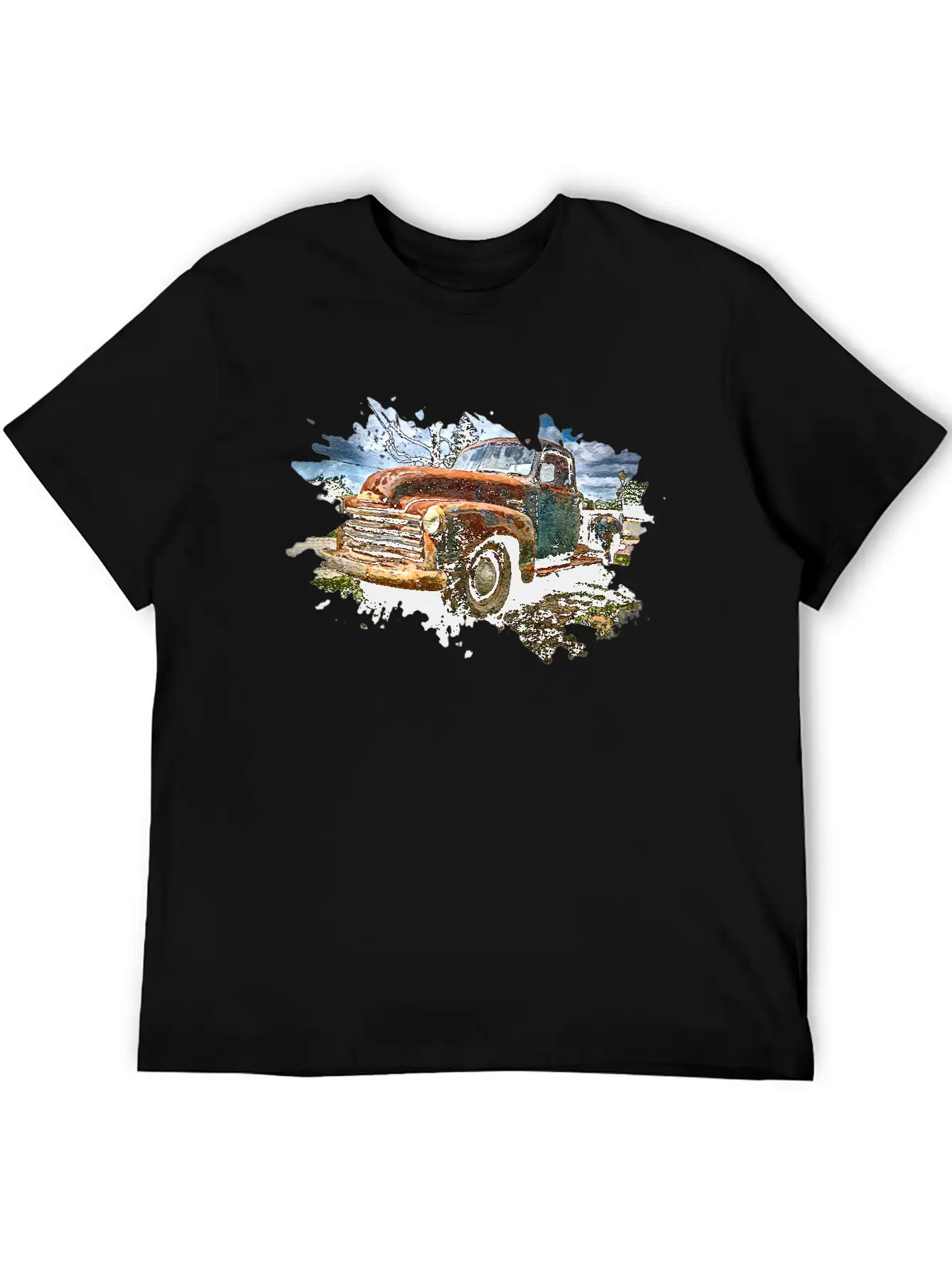 Old Pickup Truck Stylish Everyday T-Shirt – Unisex Basic Cotton Tee