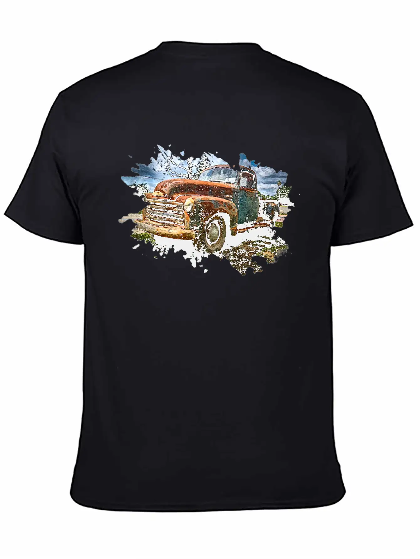 Old Pickup Truck Stylish Everyday T-Shirt – Unisex Basic Cotton Tee