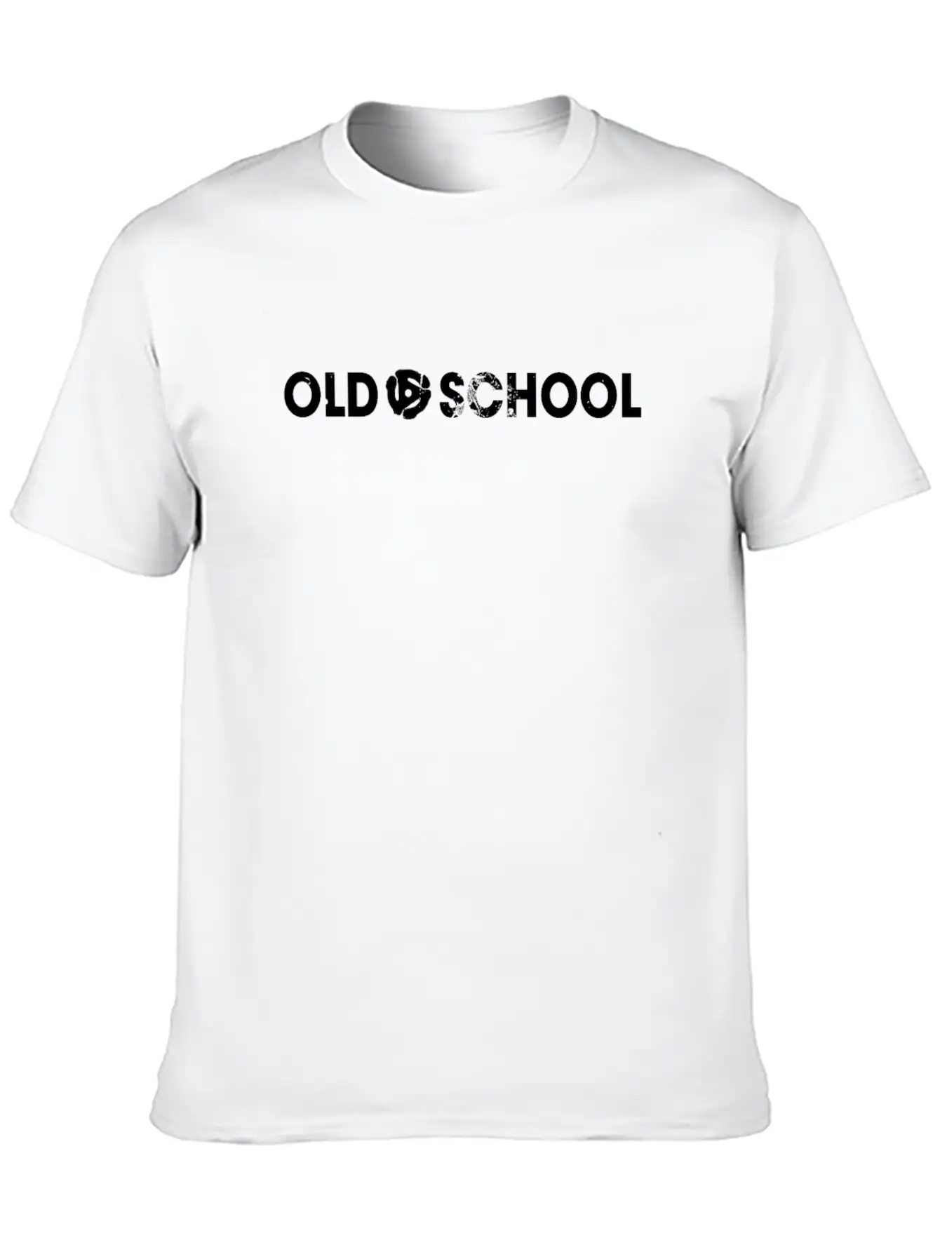 Old School 45 Record Adapter Plastic Music Fan Timeless Short Sleeve Tee – Comfy And Minimalist Design