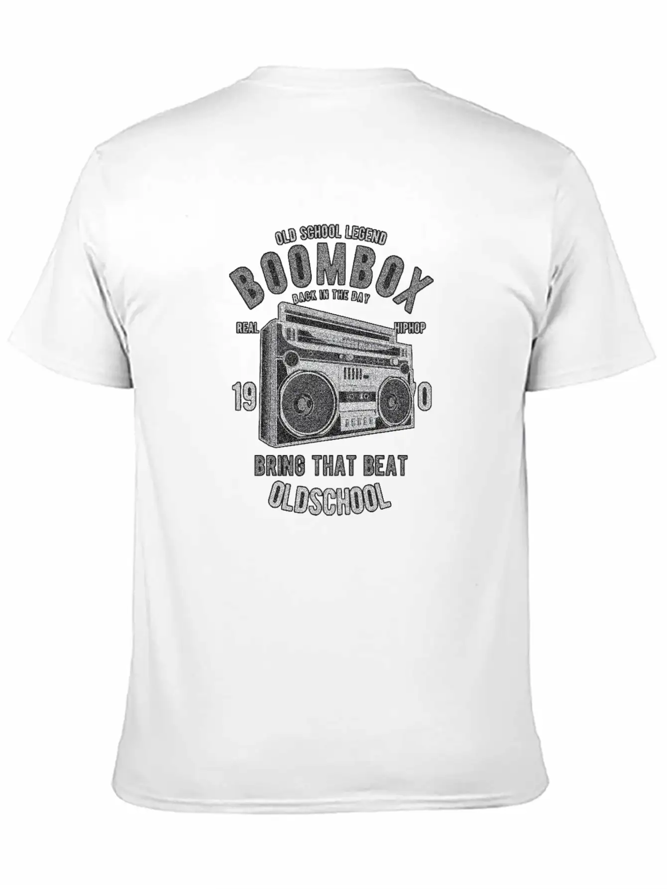 OLD SCHOOL MUSIC Relaxed Everyday Tee – Lightweight And Durable Cotton