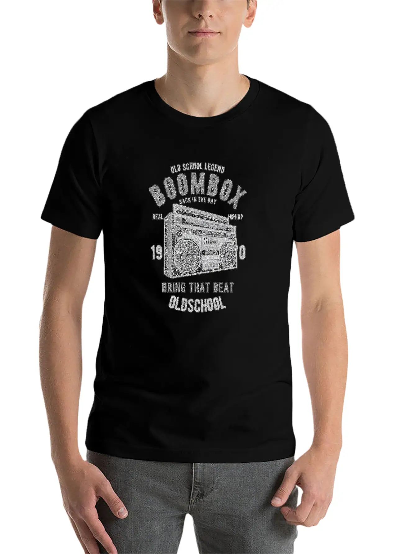 OLD SCHOOL MUSIC Relaxed Everyday Tee – Lightweight And Durable Cotton