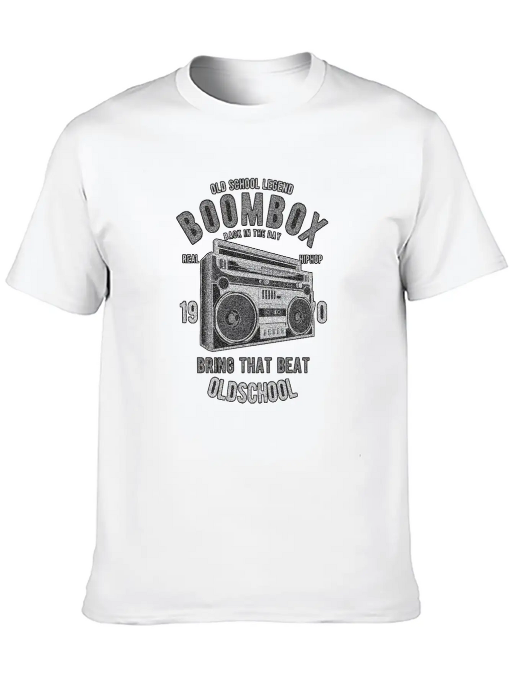 OLD SCHOOL MUSIC Relaxed Everyday Tee – Lightweight And Durable Cotton