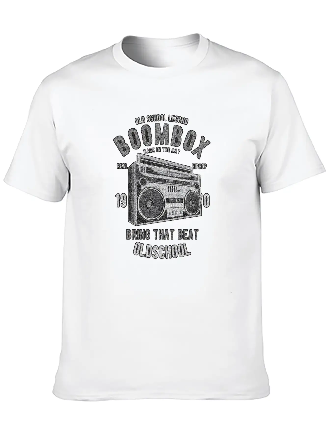OLD SCHOOL MUSIC Relaxed Everyday Tee – Lightweight And Durable Cotton