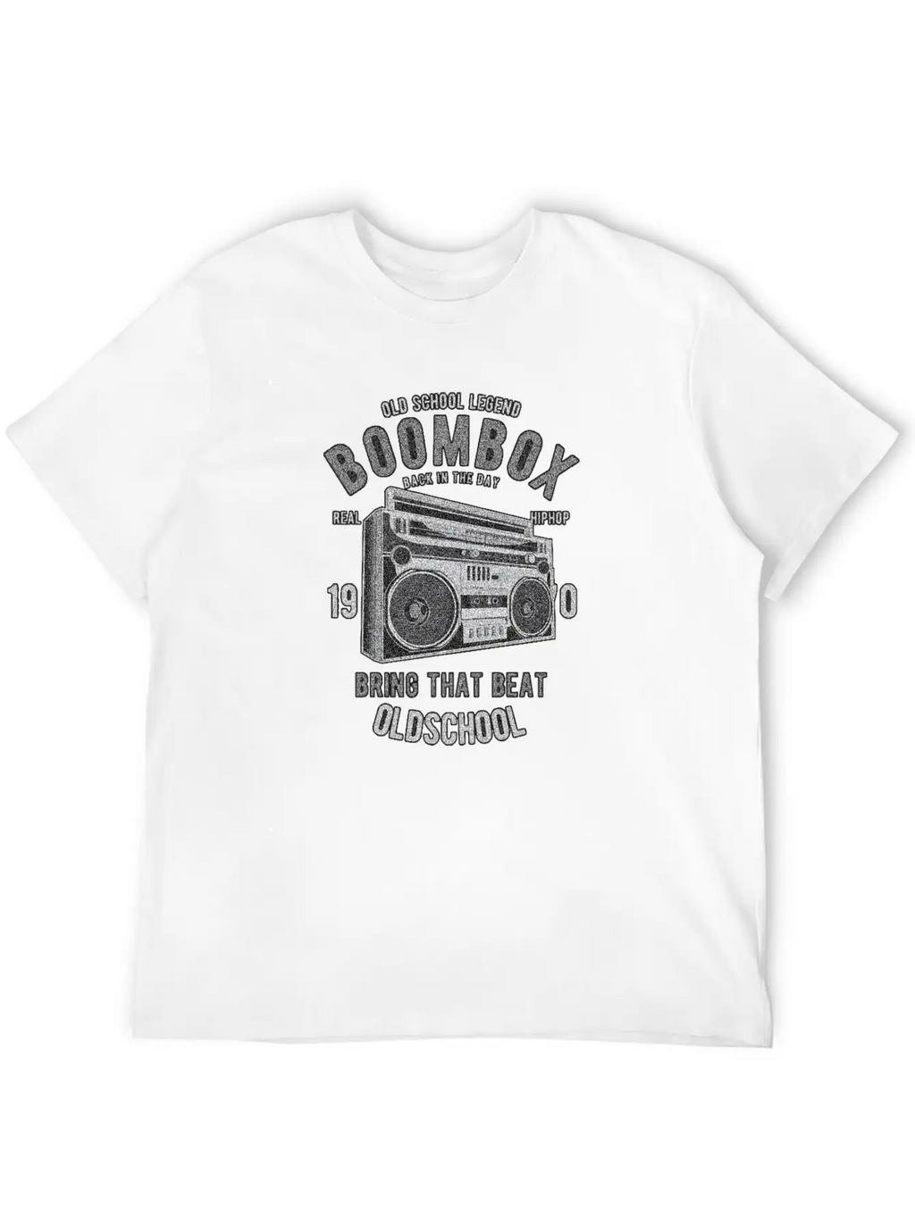 OLD SCHOOL MUSIC Relaxed Everyday Tee – Lightweight And Durable Cotton