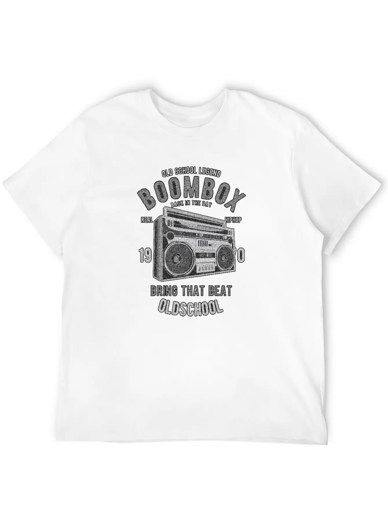 OLD SCHOOL MUSIC Relaxed Everyday Tee – Lightweight And Durable Cotton