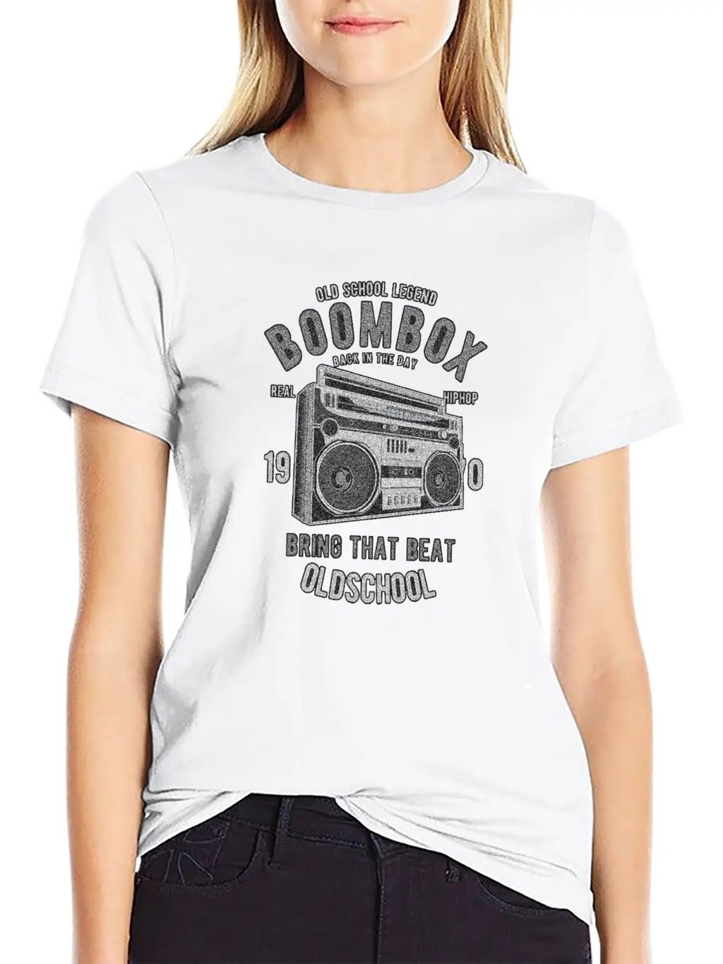 OLD SCHOOL MUSIC Relaxed Everyday Tee – Lightweight And Durable Cotton