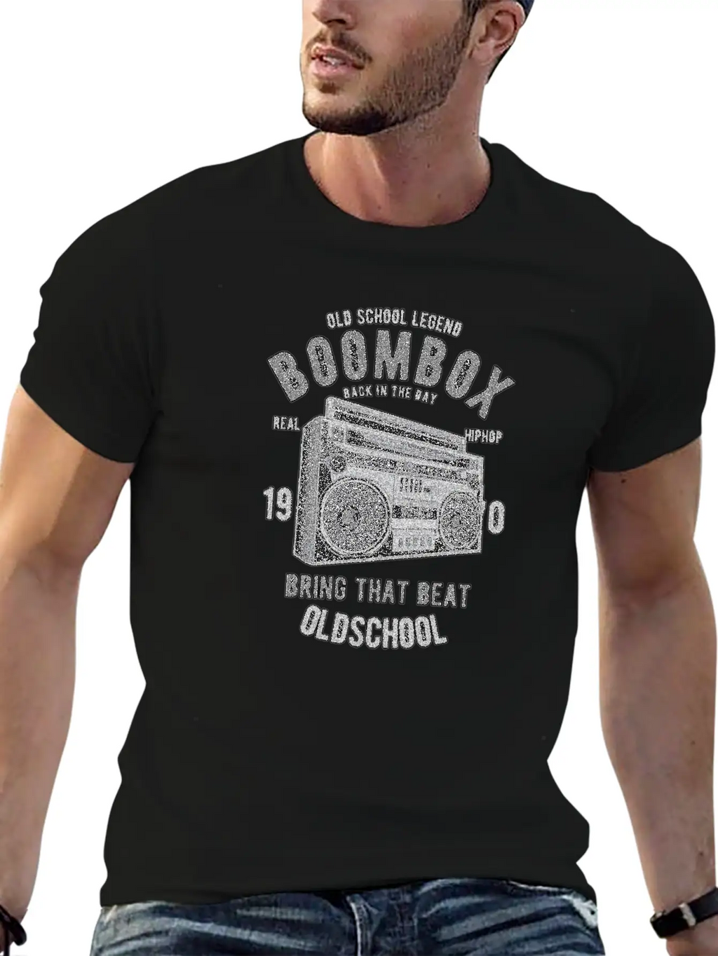 OLD SCHOOL MUSIC Relaxed Everyday Tee – Lightweight And Durable Cotton