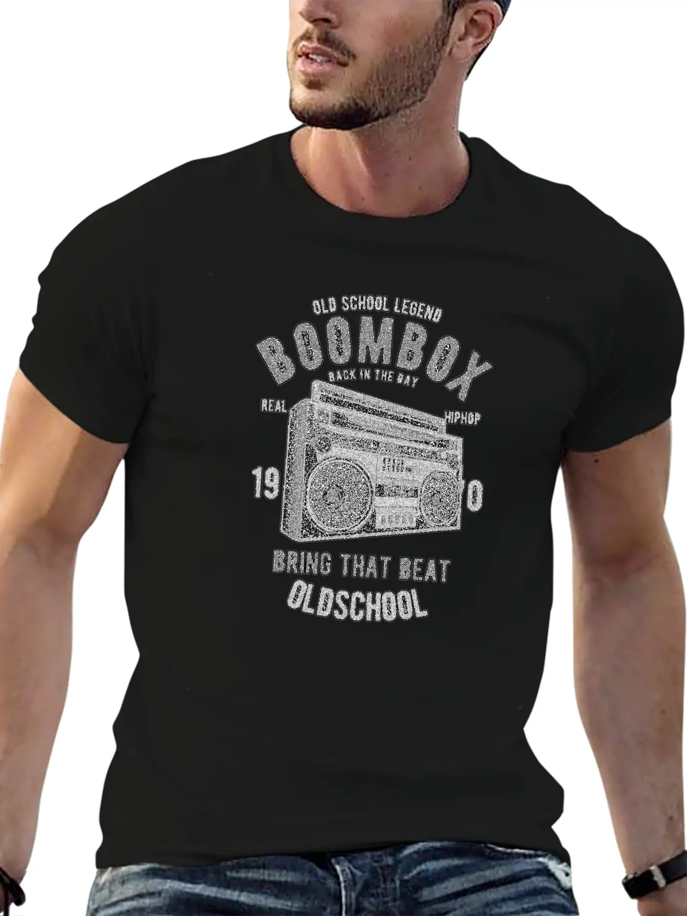 OLD SCHOOL MUSIC Relaxed Everyday Tee – Lightweight And Durable Cotton
