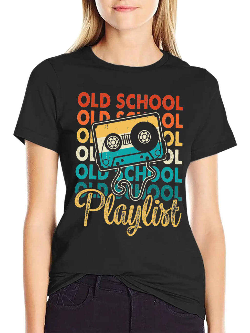 Old School Playlist 18 Classic Cotton Tee – Unisex Comfort For Any Season