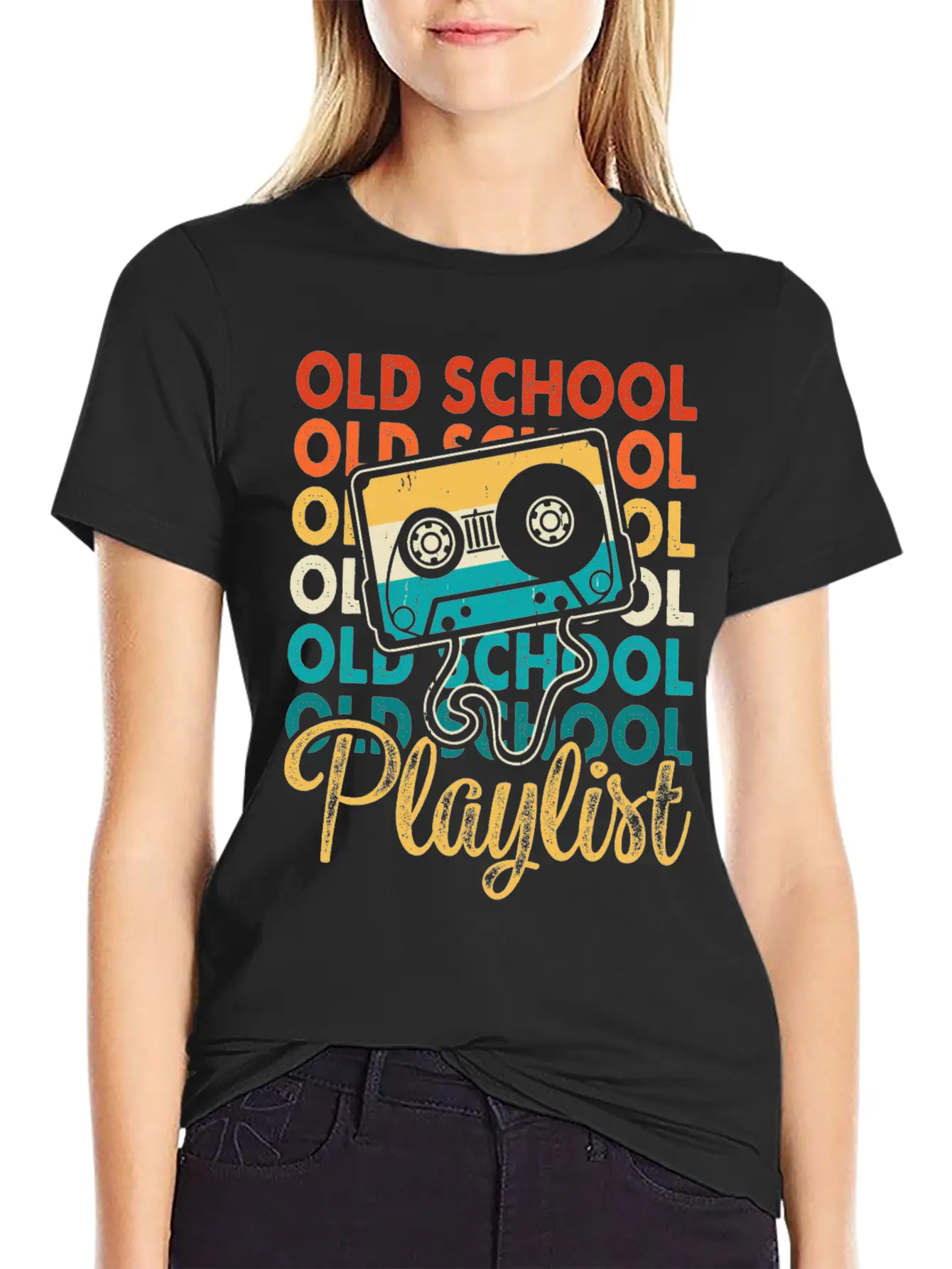 Old School Playlist 18 Classic Cotton Tee – Unisex Comfort For Any Season