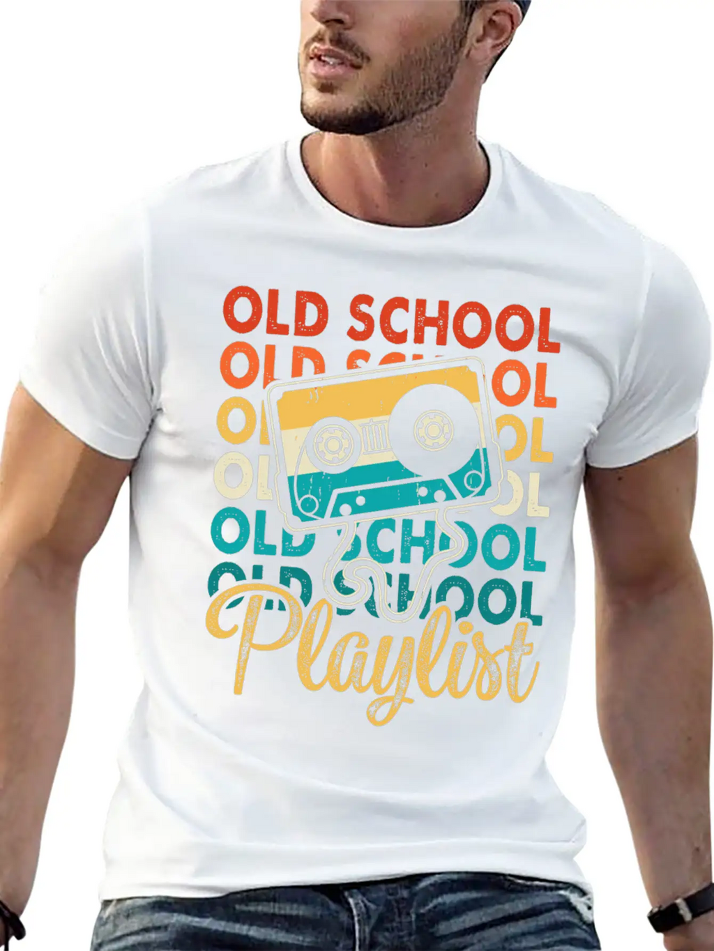 Old School Playlist 18 Classic Cotton Tee – Unisex Comfort For Any Season