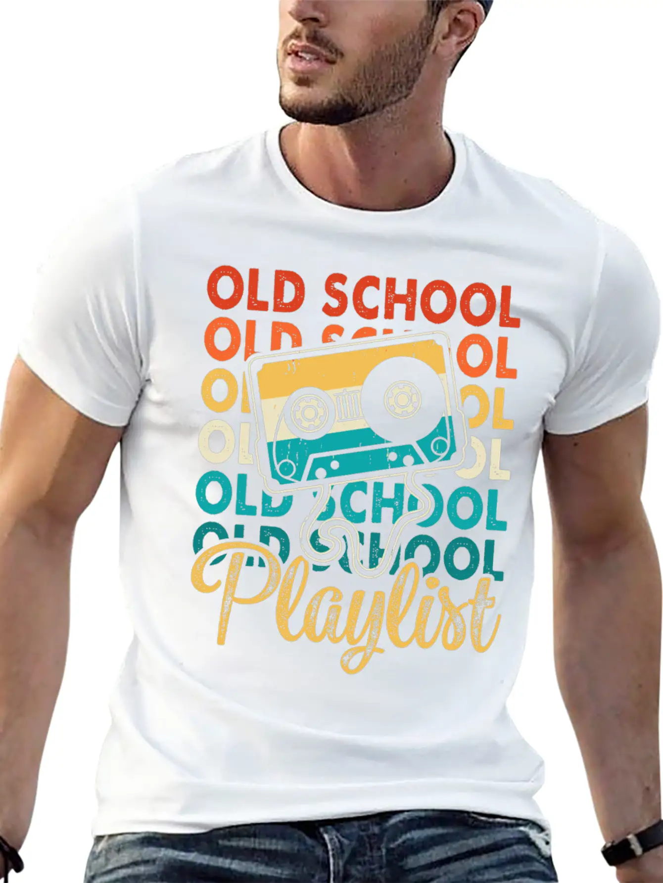 Old School Playlist 18 Classic Cotton Tee – Unisex Comfort For Any Season