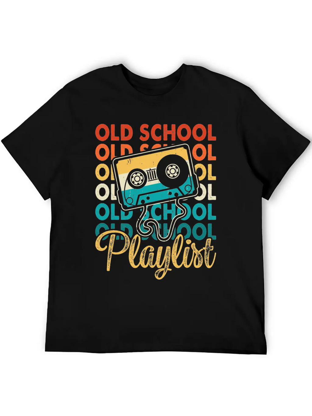 Old School Playlist 18 Classic Cotton Tee – Unisex Comfort For Any Season