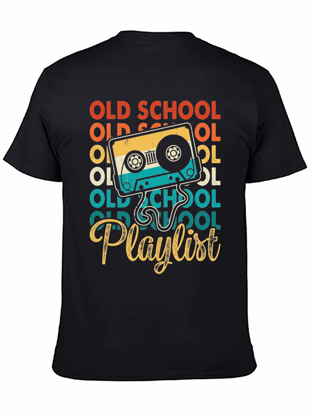 Old School Playlist 18 Classic Cotton Tee – Unisex Comfort For Any Season