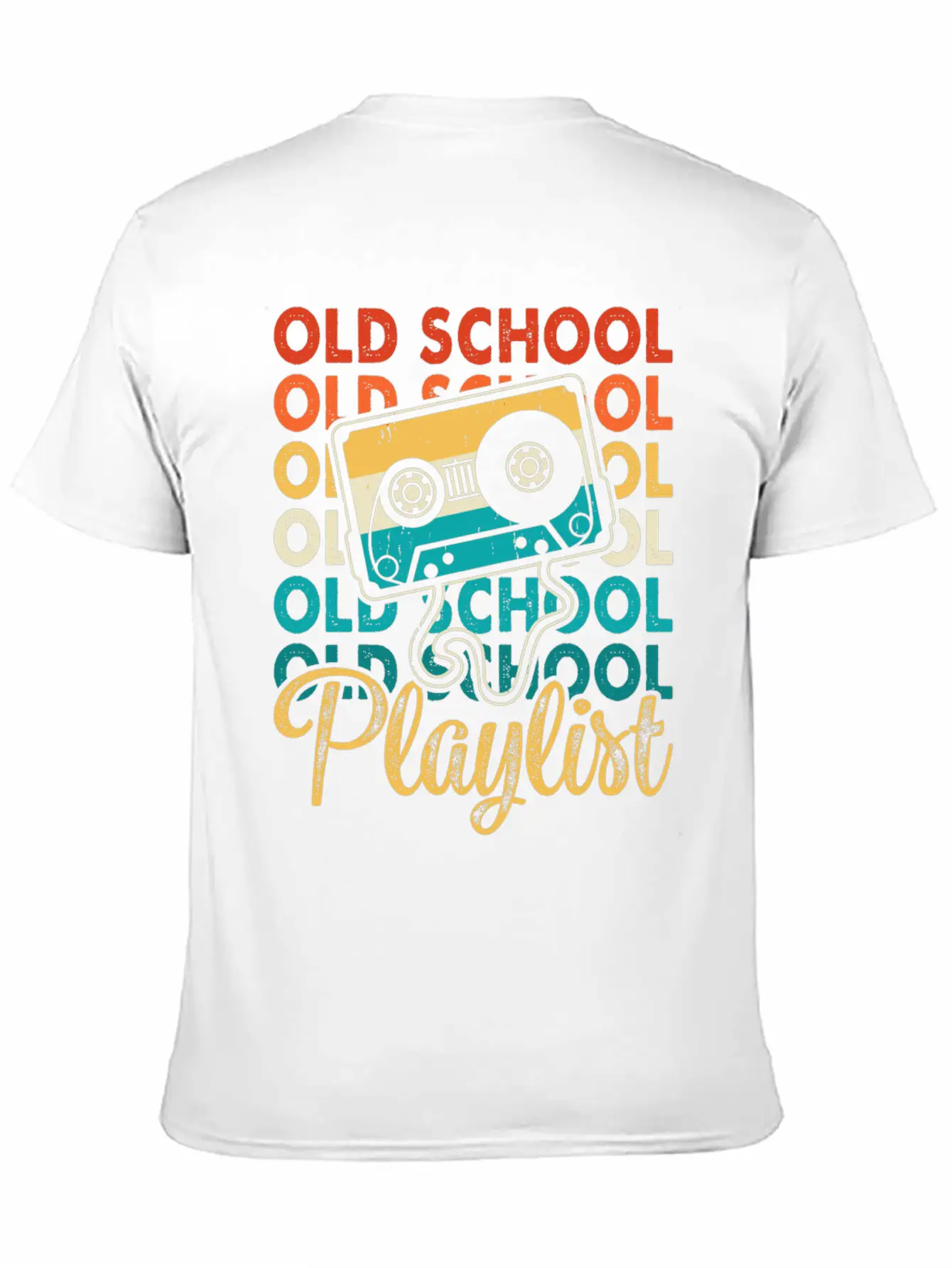 Old School Playlist 18 Classic Cotton Tee – Unisex Comfort For Any Season