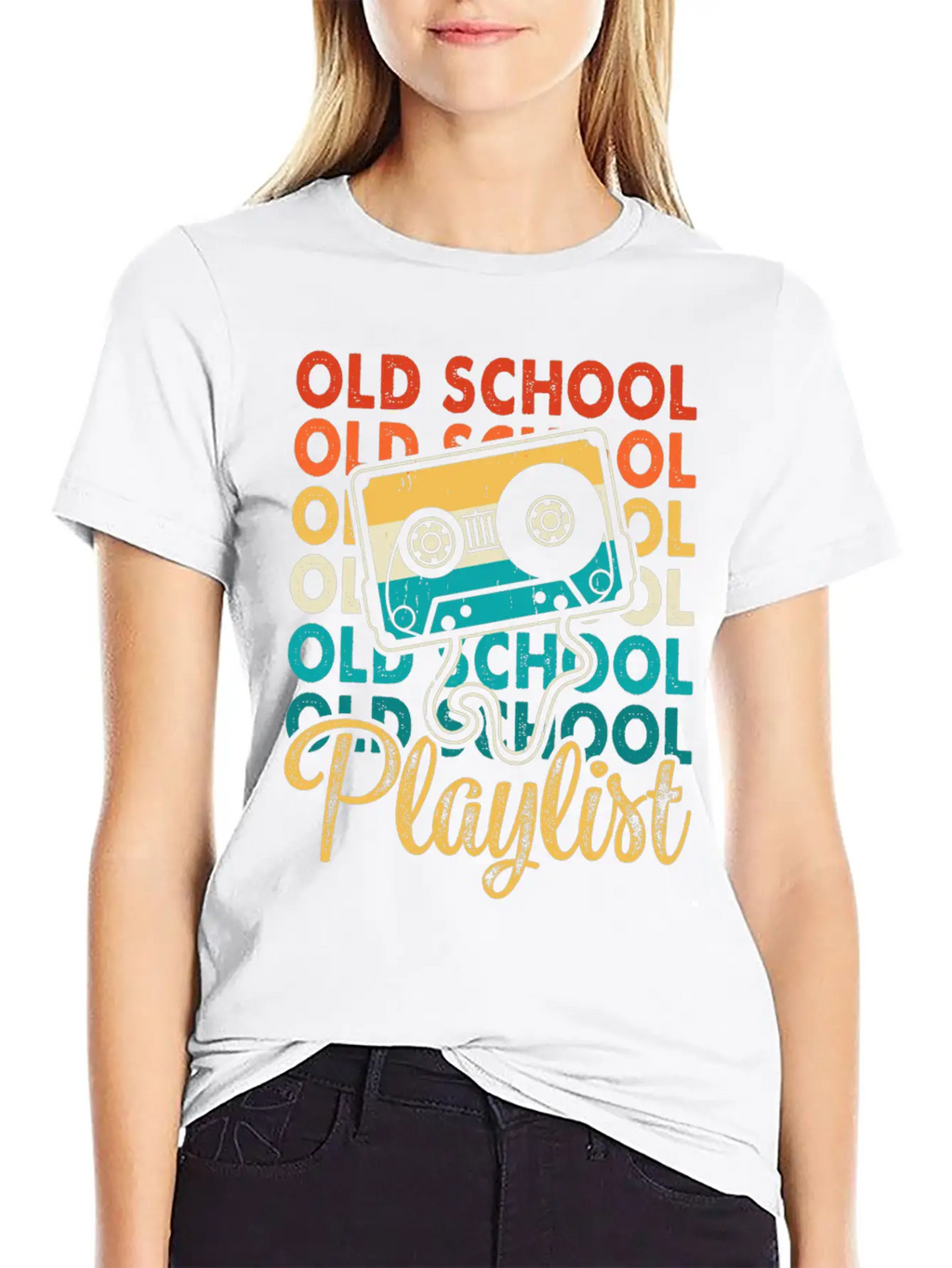 Old School Playlist 18 Classic Cotton Tee – Unisex Comfort For Any Season