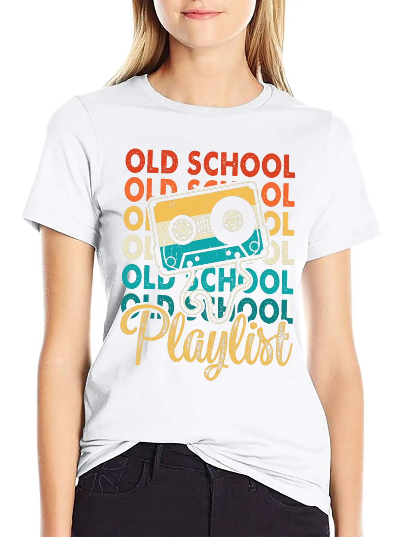 Old School Playlist 18 Classic Cotton Tee – Unisex Comfort For Any Season