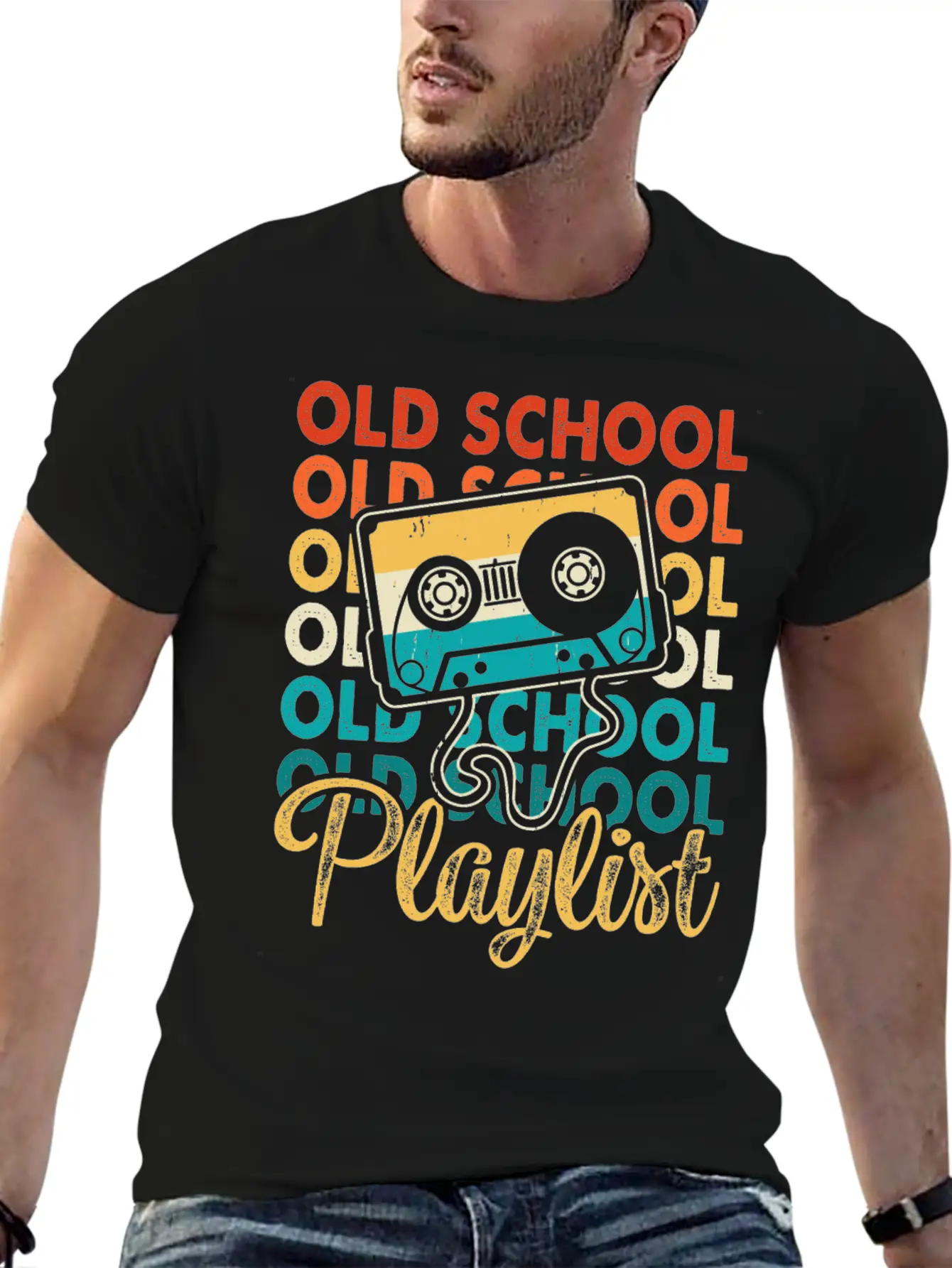 Old School Playlist 18 Classic Cotton Tee – Unisex Comfort For Any Season