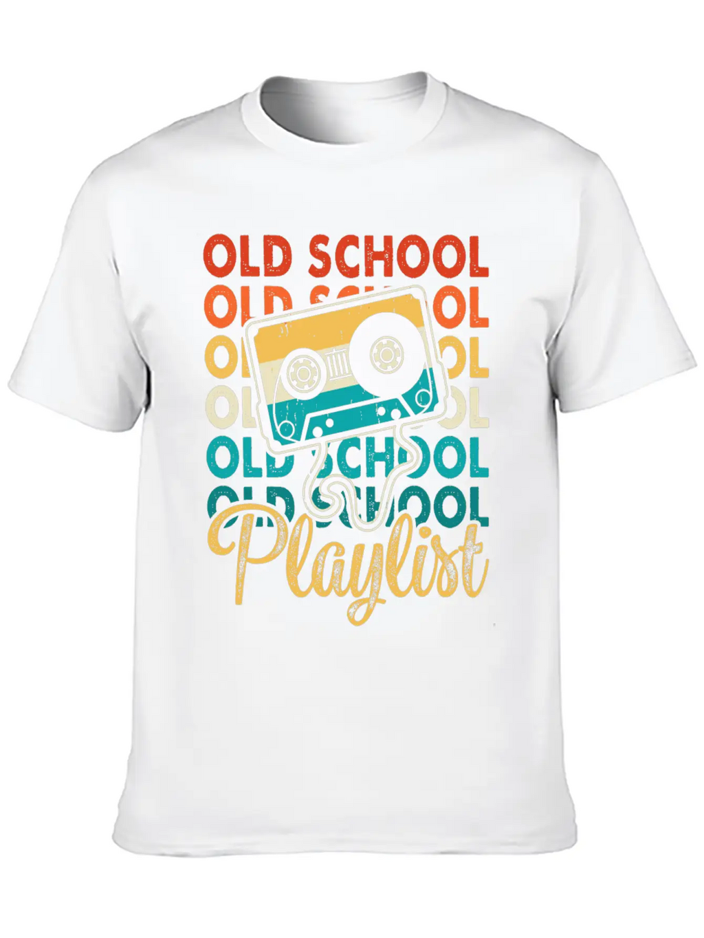 Old School Playlist 18 Classic Cotton Tee – Unisex Comfort For Any Season