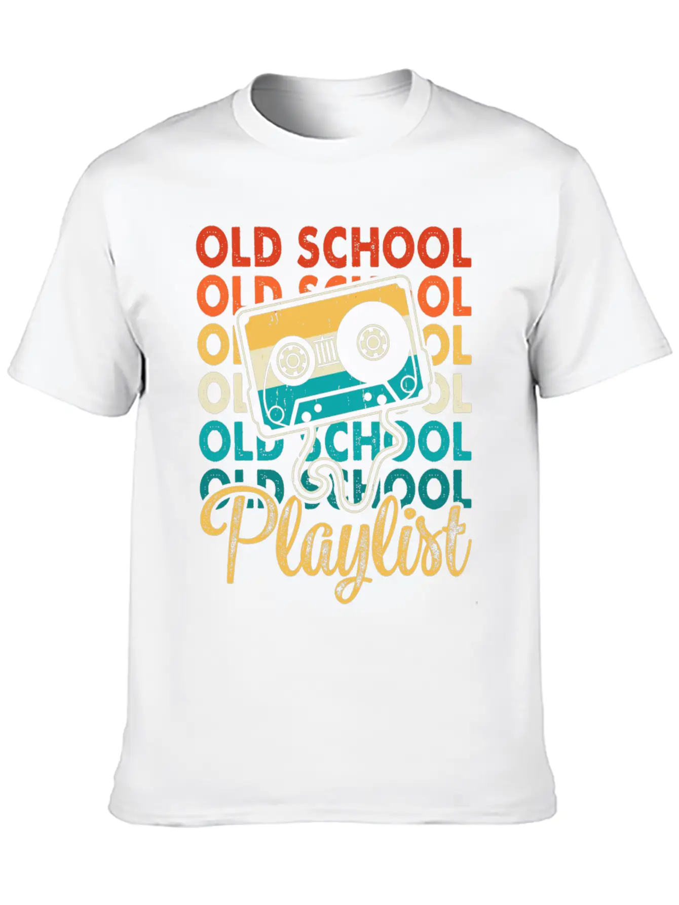 Old School Playlist 18 Classic Cotton Tee – Unisex Comfort For Any Season