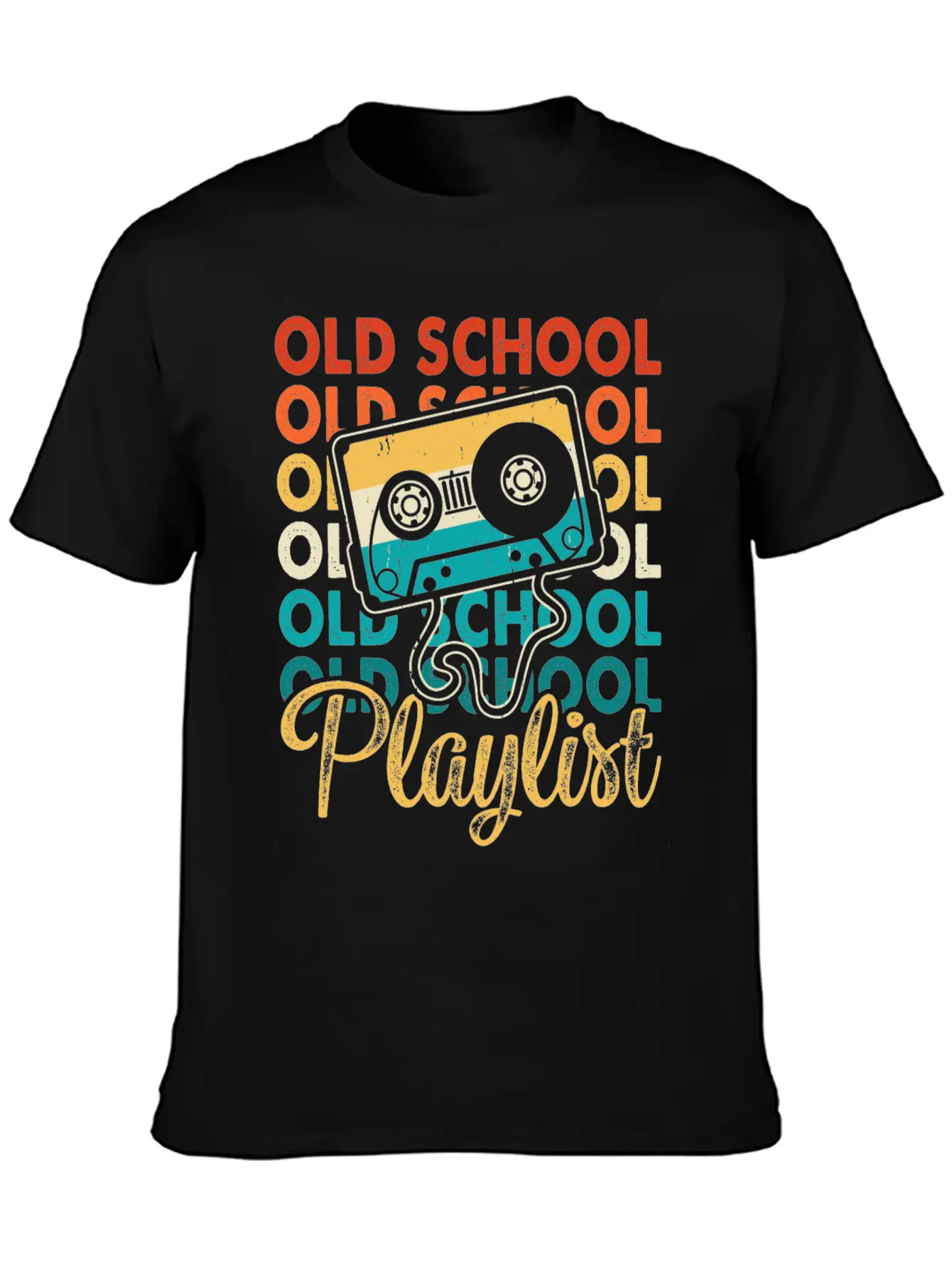 Old School Playlist 18 Classic Cotton Tee – Unisex Comfort For Any Season