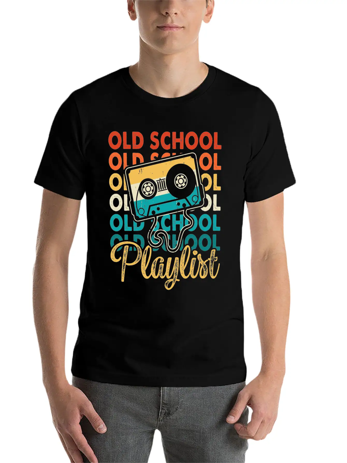 Old School Playlist 18 Classic Cotton Tee – Unisex Comfort For Any Season