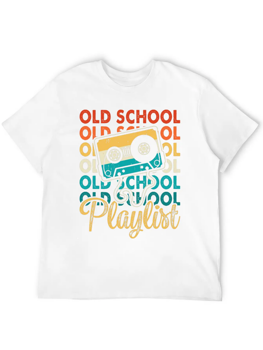 Old School Playlist 18 Classic Cotton Tee – Unisex Comfort For Any Season