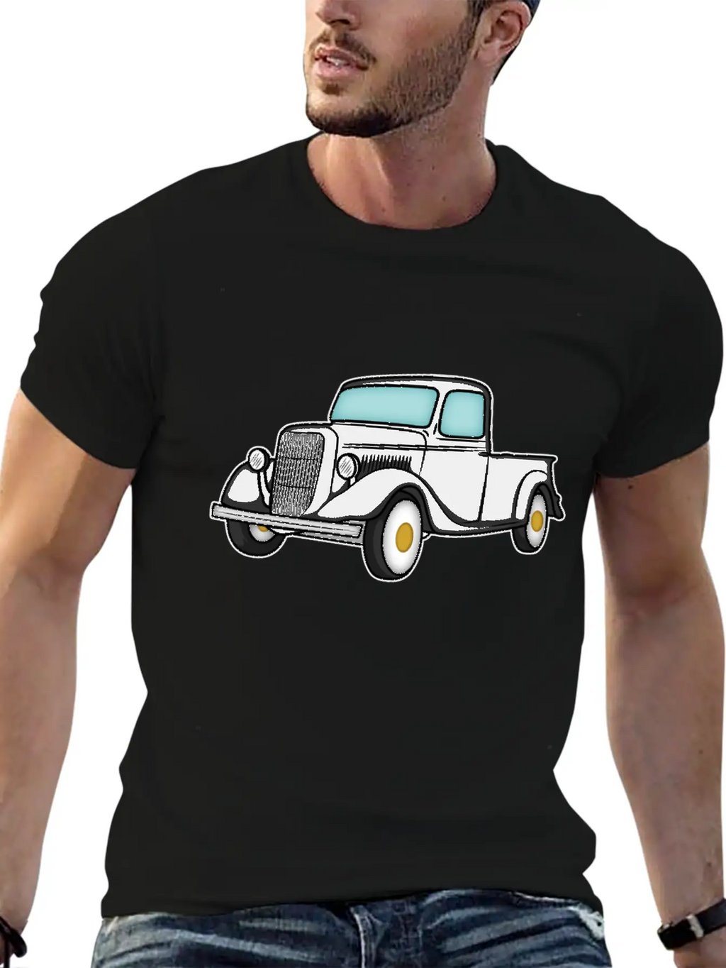 OldCar 5 Classic Cotton Tee – Unisex Comfort For Any Season
