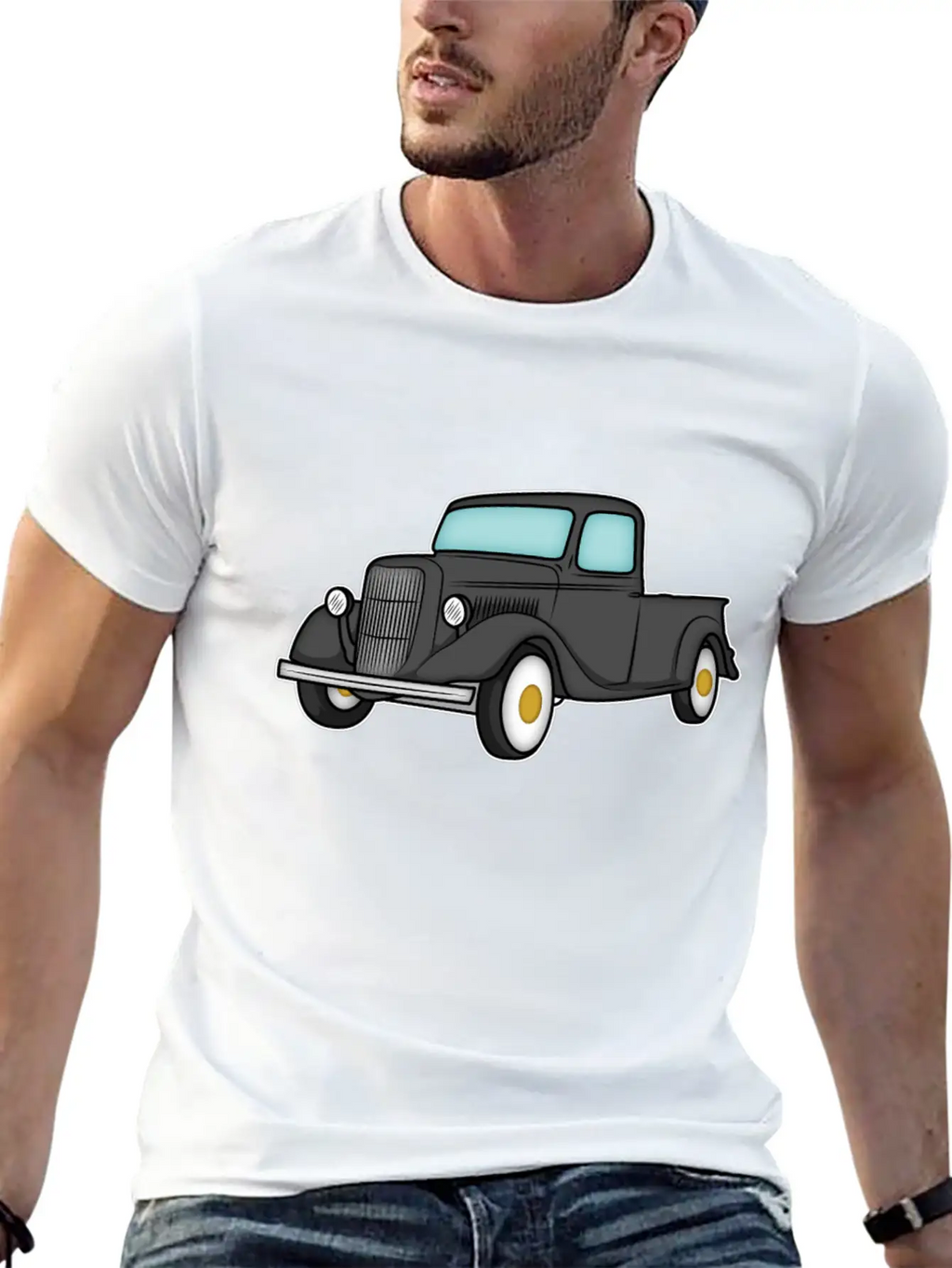 OldCar 5 Classic Cotton Tee – Unisex Comfort For Any Season