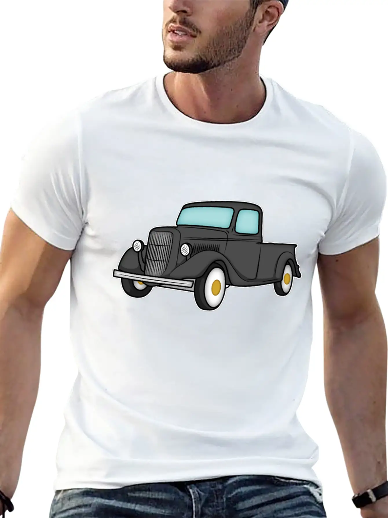 OldCar 5 Classic Cotton Tee – Unisex Comfort For Any Season