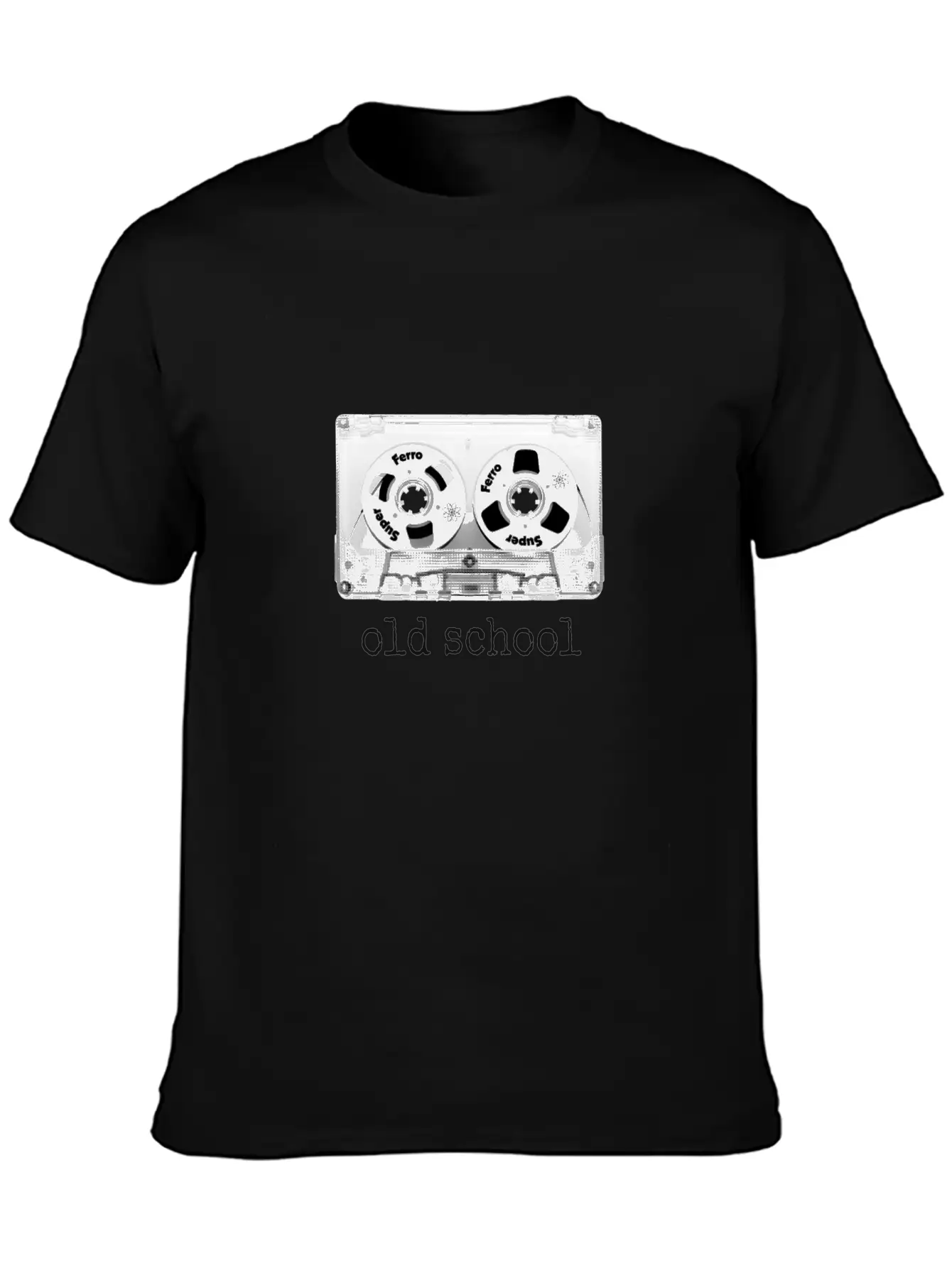 Oldschool Tape Cassette Stylish Everyday T-Shirt – Unisex Basic Cotton Tee