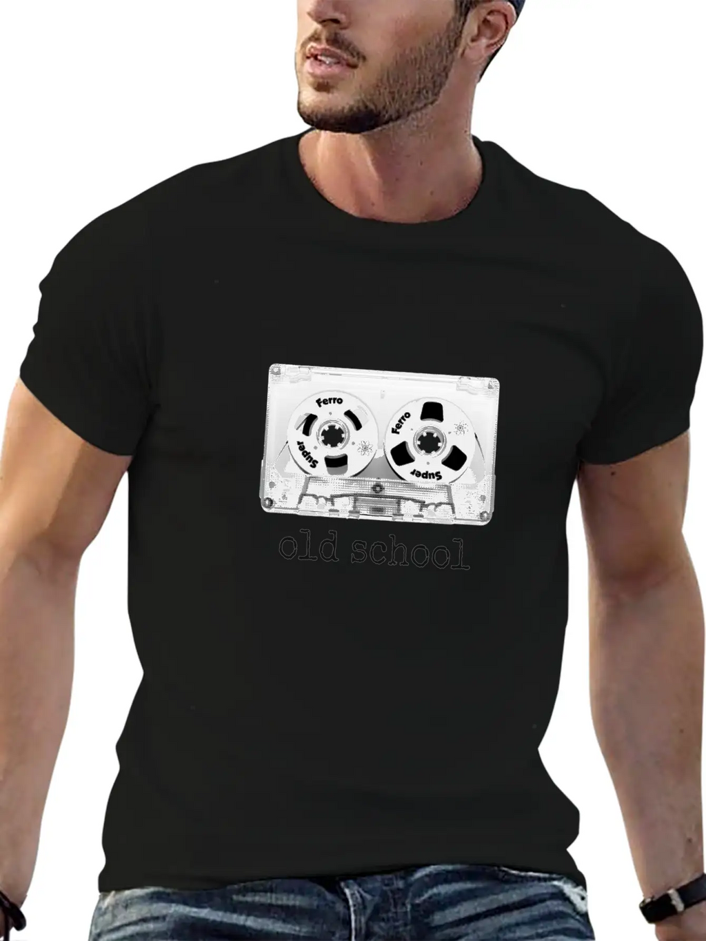 Oldschool Tape Cassette Stylish Everyday T-Shirt – Unisex Basic Cotton Tee