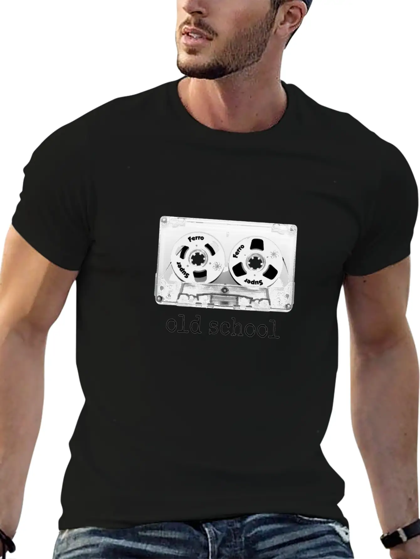 Oldschool Tape Cassette Stylish Everyday T-Shirt – Unisex Basic Cotton Tee