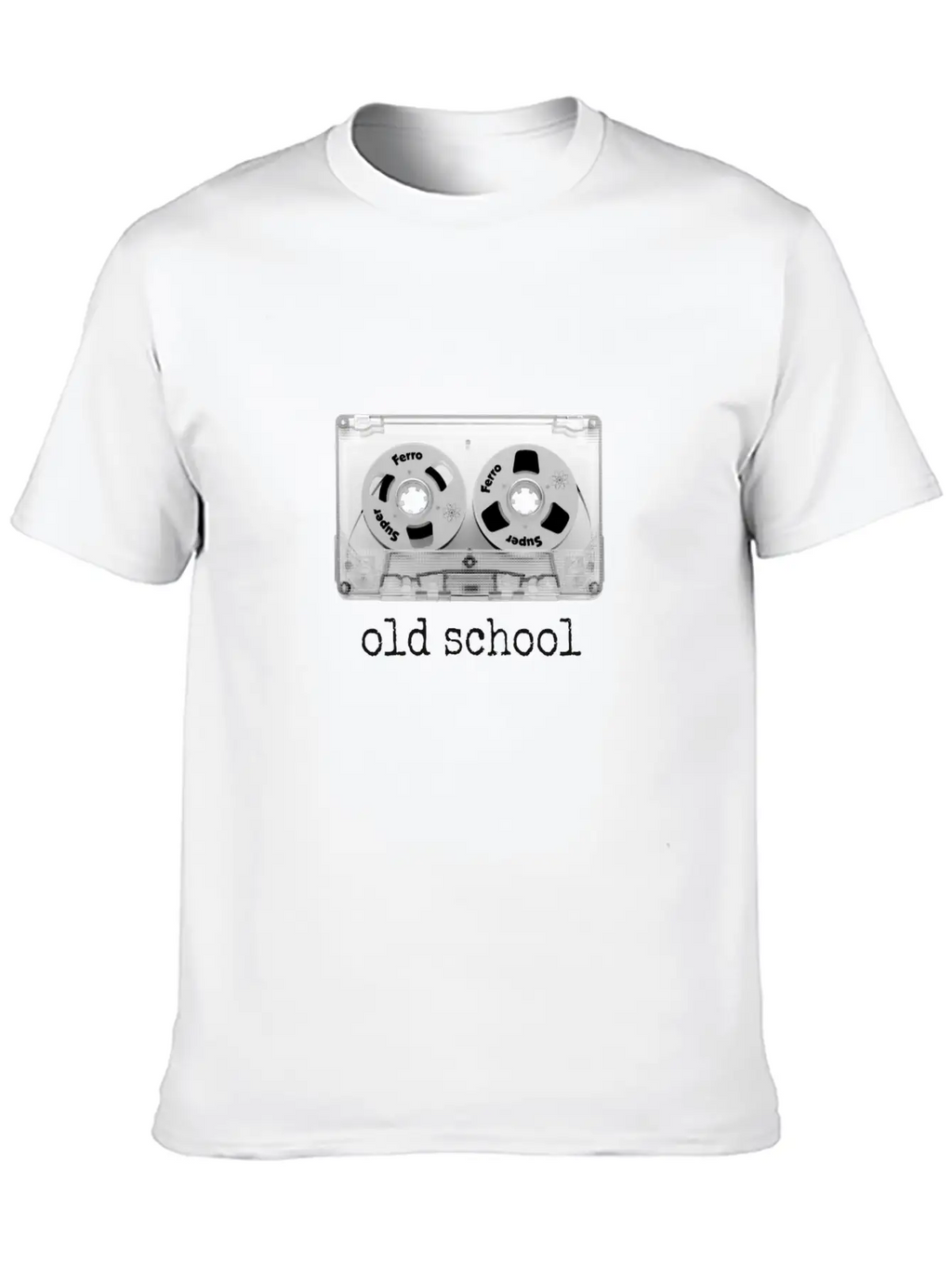 Oldschool Tape Cassette Stylish Everyday T-Shirt – Unisex Basic Cotton Tee