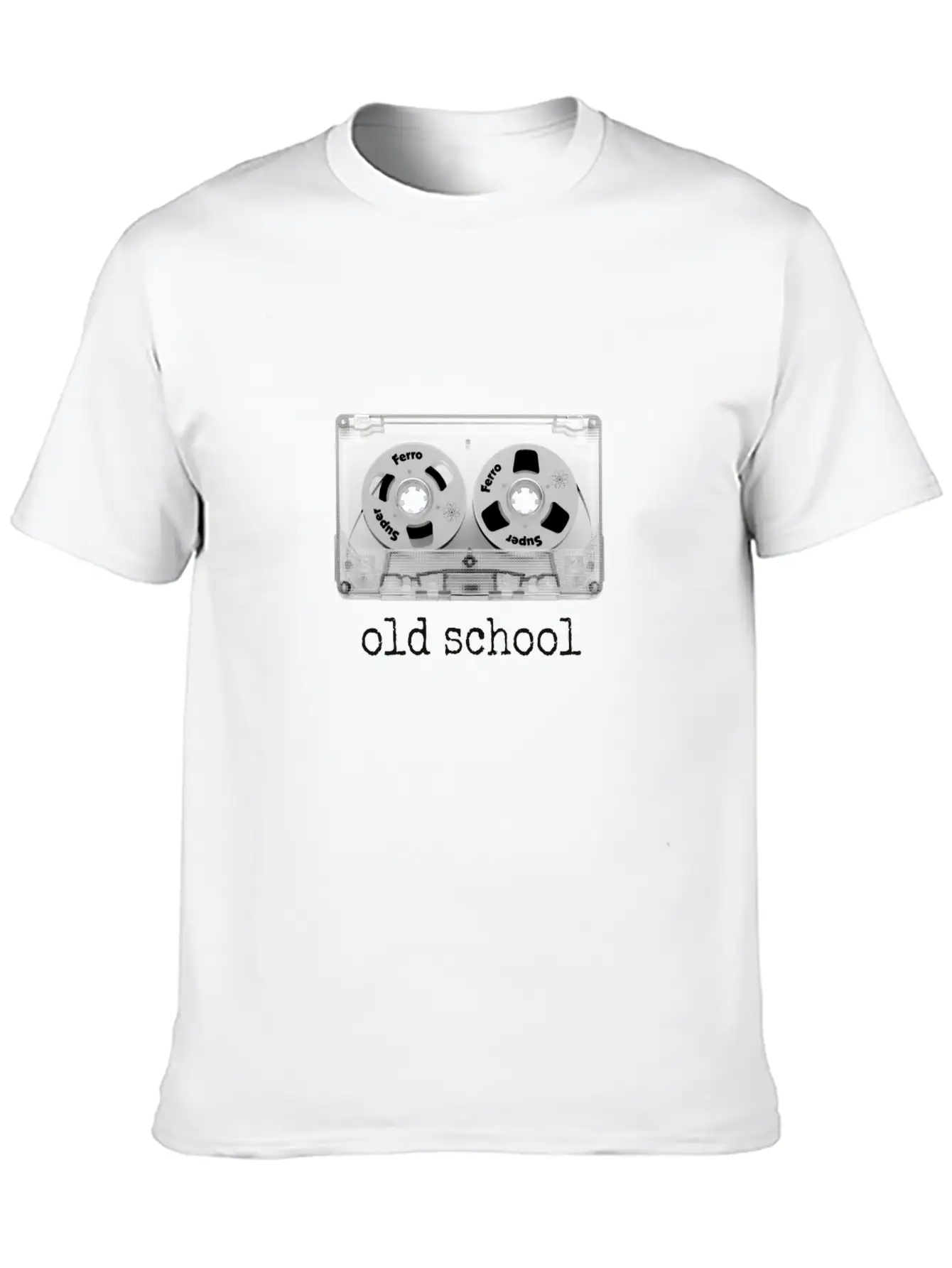 Oldschool Tape Cassette Stylish Everyday T-Shirt – Unisex Basic Cotton Tee