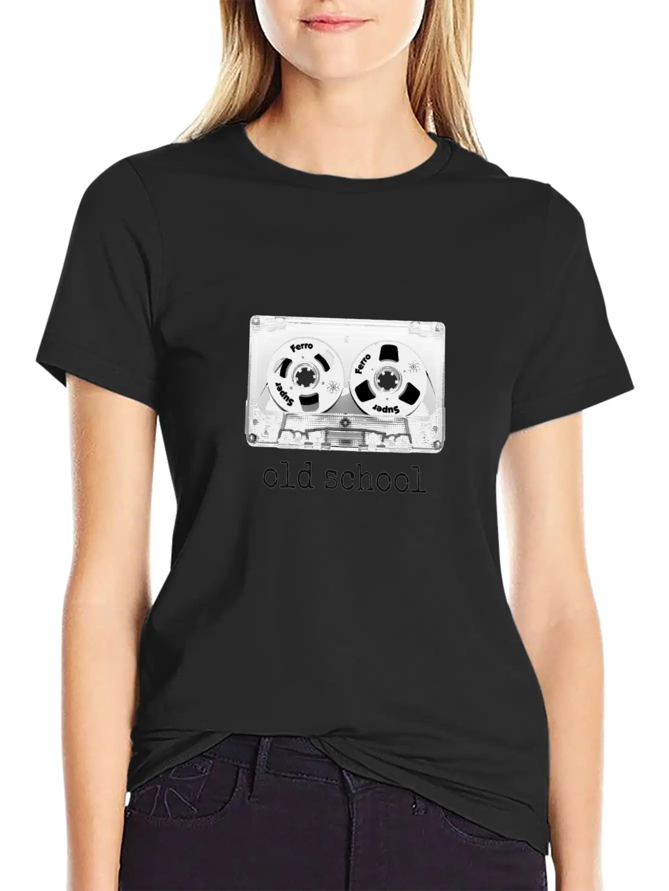Oldschool Tape Cassette Stylish Everyday T-Shirt – Unisex Basic Cotton Tee